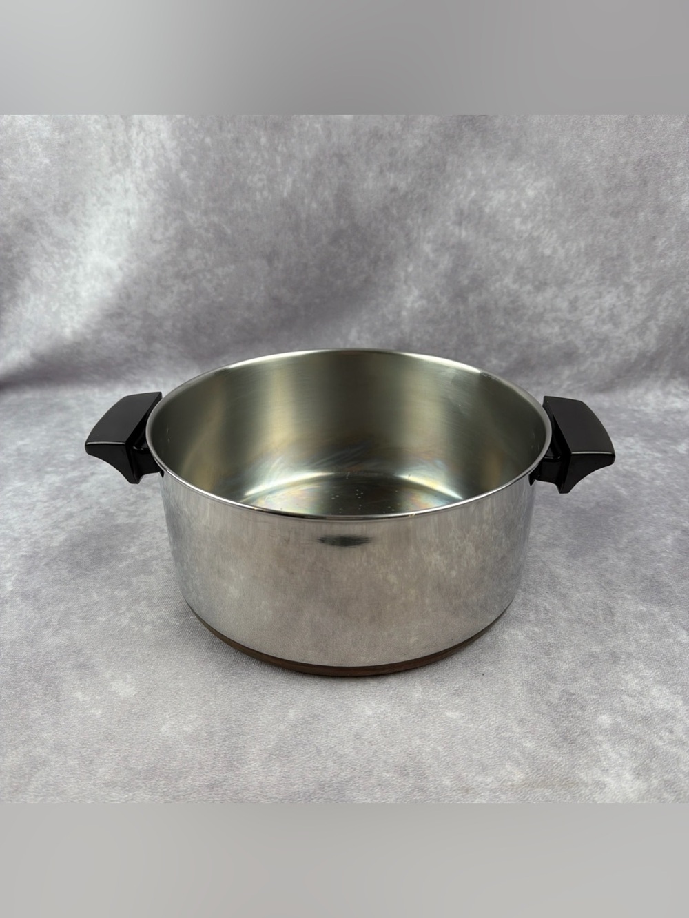 VTG Revere Ware 4 1/2 Qt Stock Pot Dutch Oven 951 Clinton IL USA Dual Handles